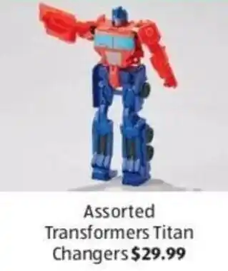 Aldi Assorted Transformers Titan Changers offer