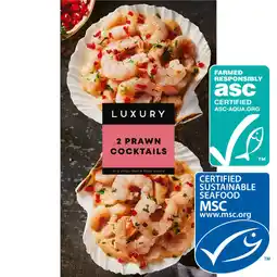 Iceland Iceland Luxury 2 Prawn Cocktails 200g offer