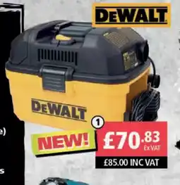 DEWALT XMS24WDVAC Wet & Dry Toolbox Vacuum