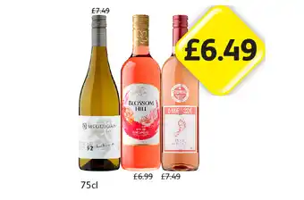 Londis McGuigan Lot 92 Chardonnay, Blossom Hill White Zinfandel, Barefoot Pink Moscato offer