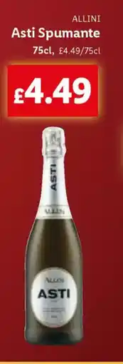 Lidl ALLINI Asti Spumante offer