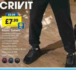 Lidl CRIVIT Adults' Trainers offer