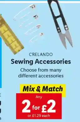 Lidl CRELANDO Sewing Accessories offer