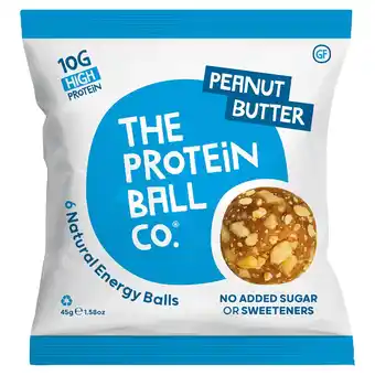 Morrisons The Protein Ball Co. Peanut Butter 6 Balls offer