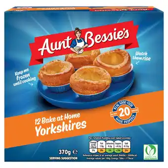 Morrisons Aunt Bessie's 12 Bake at Home Yorkshire Puddings offer