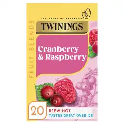 Morrisons Twinings Cranberry & Raspberry Tea Bags 20s offer