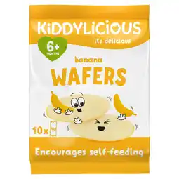 Morrisons Kiddylicious Banana Maxi Wafers Baby Snacks offer