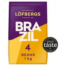 Morrisons Lofbergs Single Origin Brazil Whole Coffee Beans offer