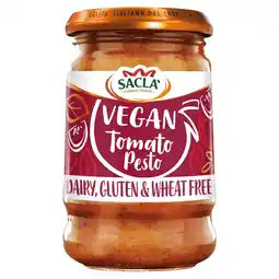 Morrisons Sacla Vegan Tomato Pesto (Allergen Update) offer