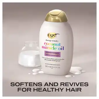 Morrisons Ogx Damage Remedy + Coconut Miracle Oil Conditioner offer