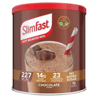 Morrisons Slimfast Meal Shake Powder Chocolate offer