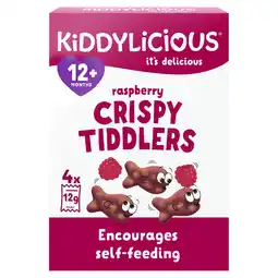 Morrisons Kiddylicious Raspberry Crispy Tiddlers Baby Snacks offer