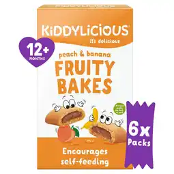 Morrisons Kiddylicious Peach & Banana Fruity Bakes Baby Snacks offer