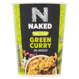Morrisons Naked Noodle Egg Noodles Thai Green Curry offer