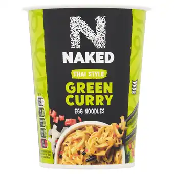 Morrisons Naked Noodle Egg Noodles Thai Green Curry offer