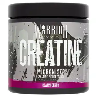 Morrisons Warrior Essentials Creatine Blazin' Berry offer