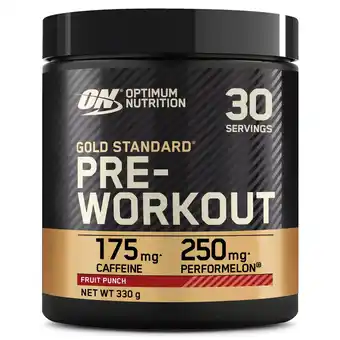 Morrisons Optimum Nutrition Gold Standard Pre-Workout Fruit Punch offer