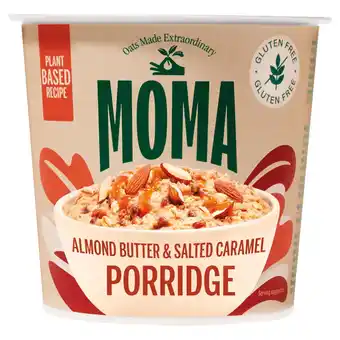 Morrisons Moma Almond Butter & Salted Caramel Vegan Porridge Pot offer