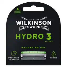 Morrisons Wilkinson Sword Hydro 3 Skin Protection Razor Blades offer