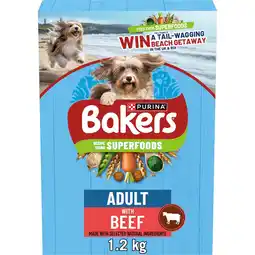 Morrisons Bakers Dry Dog Food Beef & Veg offer