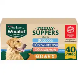 Morrisons Winalot Friday Suppers Mixed Variety Fish In Gravy Wet Dog Food offer