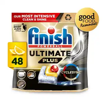 Morrisons Finish Ultimate Plus Lemon Dishwasher Tablets offer