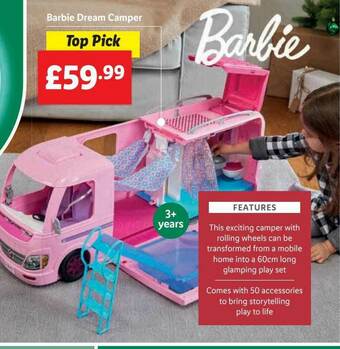 Lidl Barbie Dream Camper offer
