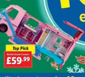 Lidl Barbie Dream Camper offer