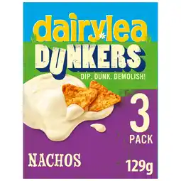 Iceland Dairylea Dunkers Nachos Cheese Snacks (3 x 43g) 129g offer
