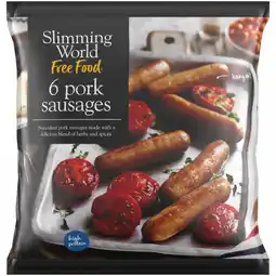 Iceland Slimming World 6 Pork Sausages 360g offer