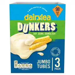 Iceland Dairylea Dunkers Jumbo Tubes Cheese Snacks 3 x 41g (123g) offer