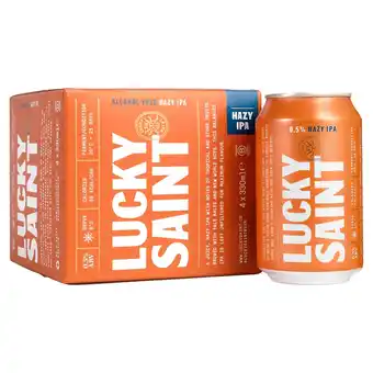 Morrisons Lucky Saint Alcohol Free Hazy IPA offer