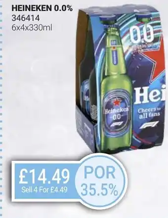 Bestway HEINEKEN 0.0% offer