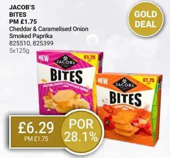 Bestway JACOB'S Bites Cheddar & Caramelised Onion Smoked Paprika offer