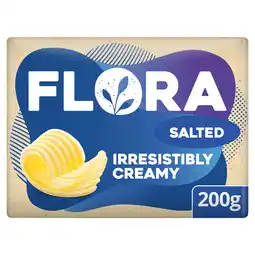 Iceland Flora Butter Salted Block 200g offer