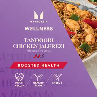 Iceland Myprotein Wellness Tandoori Chicken Jalfrezi 400g offer