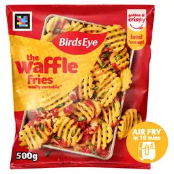 Iceland Birds Eye Potato Waffles Fries 500g offer