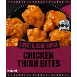 Iceland Iceland Sweet & Sour Sauce Chicken Thigh Bites 350g offer