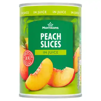 Morrisons Morrisons Peach Slices In Juice (411g) offer