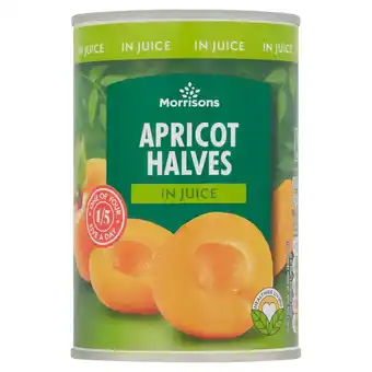 Morrisons Morrisons Apricot Halves in Juice (410g) offer