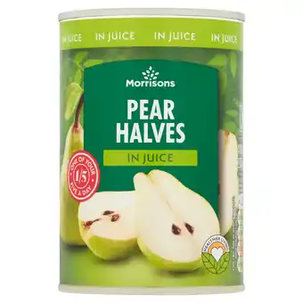 Morrisons Morrisons Pear Halves In Juice (410g) offer