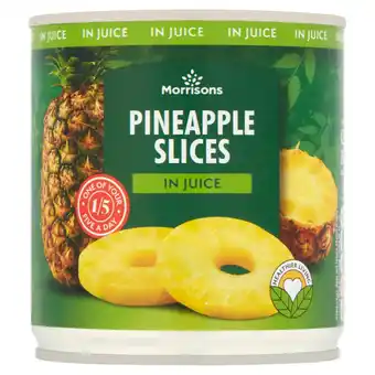 Morrisons Morrisons Pineapple Slices In Juice (425g) offer