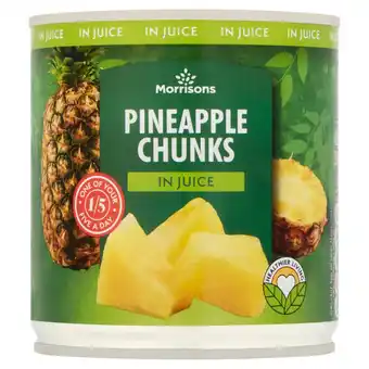 Morrisons Morrisons Pineapple Chunks In Juice (425g) offer