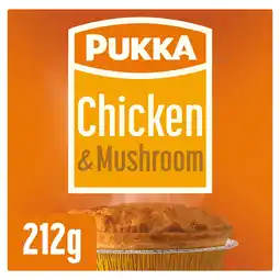 Iceland Pukka Chicken and Mushroom Pie 212g offer