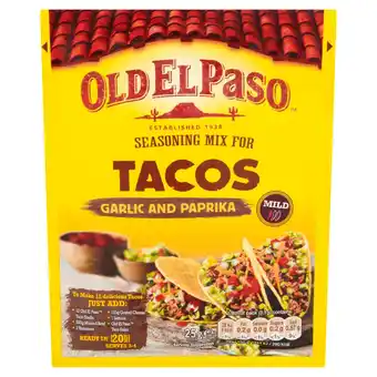 Morrisons Old El Paso Garlic & Paprika Taco Seasoning Mix offer