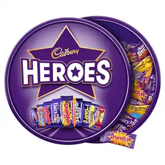 Tesco Cadbury Heroes Tub 600G offer