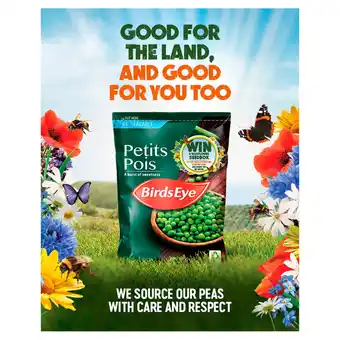 Tesco Birds Eye Field Fresh Petits Pois 545G offer