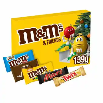 Tesco M&M's & Friends Christmas Selection Box 139G offer