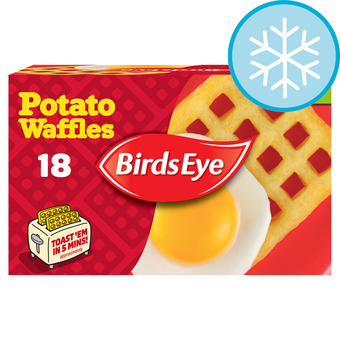 Tesco Birds Eye 18 Potato Waffles 1.02Kg offer