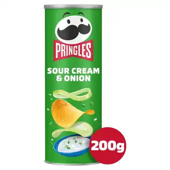 Tesco Pringles Sour Cream & Onion Crisps 200G offer